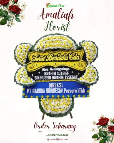Papan Bunga Duka di Amasangan