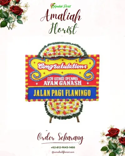 Bunga Papan Congratulation di Amasangan